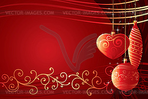 Christmas background - vector clip art