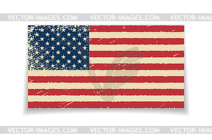 Flag of United States - vector clip art