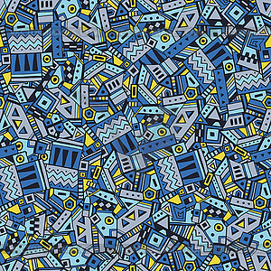 Ethnic seamless pattern - vector clipart