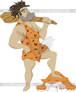 The Caveman - vector clip art