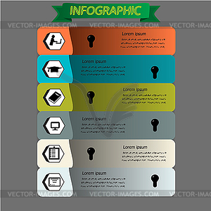 Education infographic set - vector clip art