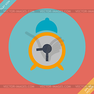 Alarm clock icon - - stock vector clipart