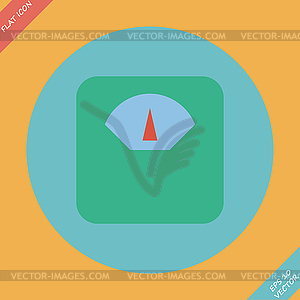 Scale icon - . Flat design - vector clip art