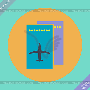 Airfare icon - - vector clip art