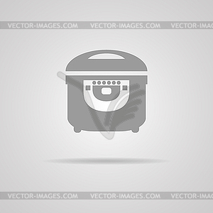 Electric Cooker icon - vector clip art