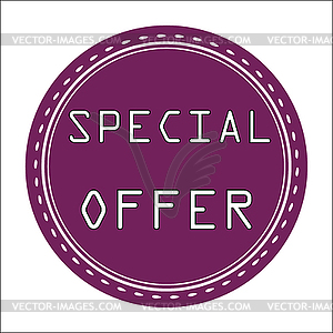 Special Offer Icon, Badge, Label or Sticke - stock vector clipart