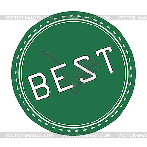 Best Icon, Badge, Label or Sticke - vector clipart