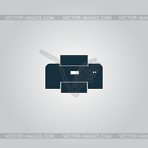 Printer icon,  - vector clipart