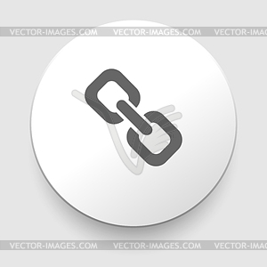 Chain or link icon - vector image