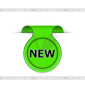 Bookmark with new message - vector image