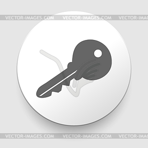 Key symbol - vector clipart