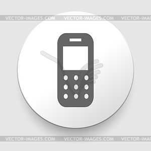 Mobile phone icon - vector clipart
