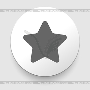 Star icon - vector image