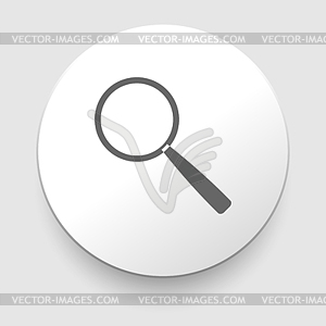 Search Icon - magnifier - vector clipart