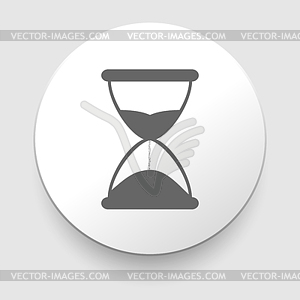Песочные часы значок раз - изображение в формате EPS