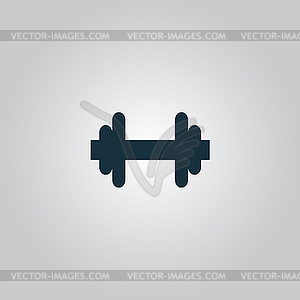 Dumbbell icon - vector clip art