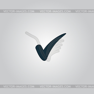 Confirm icon - vector clipart