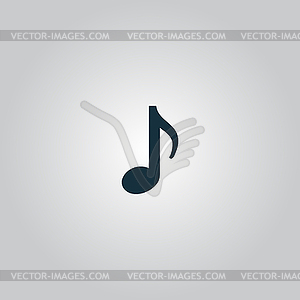 Music Note Icon - vector image