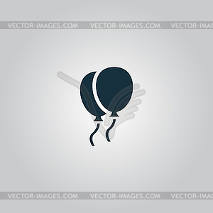 Balloons icon - vector clipart