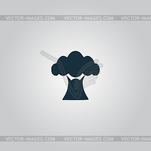 Baobab tree icon - vector image