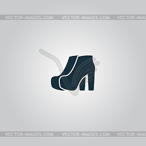 Two Woman Shoes - vector clipart