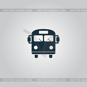 School Bus Icon - vector image