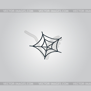 Spiderweb icon. Web symbol - royalty-free vector image