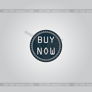 Buy Now Icon, Badge, Label or Sticker - vector image