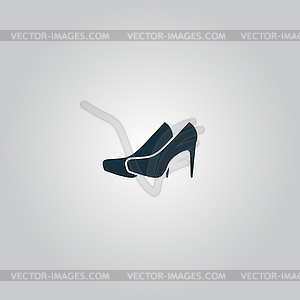 Pair of shoes - vector image