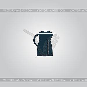 Electric kettle icon - vector clip art