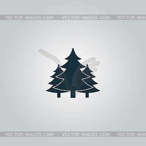 Tree, Christmas fir tree - vector image