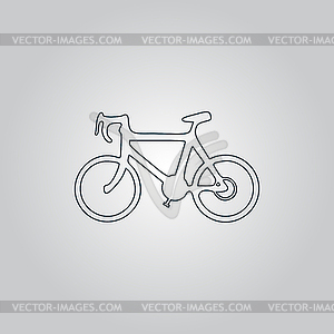 Bicycle icon - vector clipart