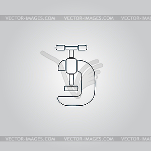 Press icon - vector image