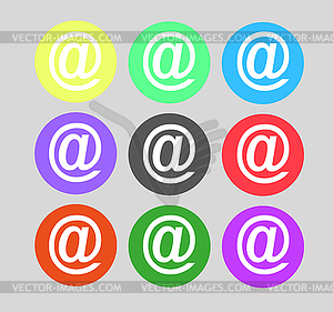 E-mail icon - vector clipart