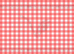 Easy tilable red gingham repeat pattern - color vector clipart