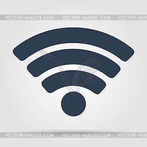 Wi-Fi network icon - vector clipart