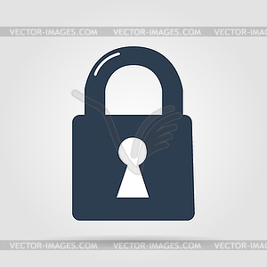 Lock icon - vector image