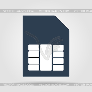 Icon on gray background - vector clipart