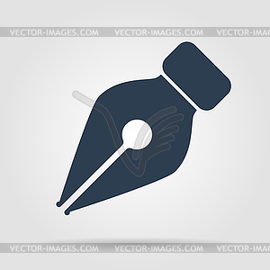 Чернила значок пера - изображение в векторе / векторный клипарт