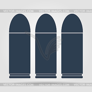 Bullet icon, , black - vector image