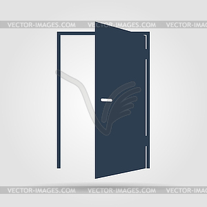 Door icon - vector clipart