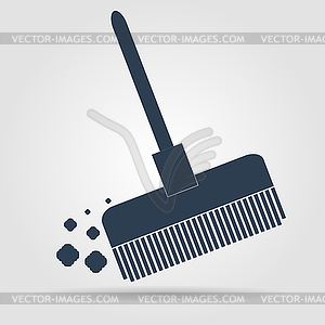 Broom icon - vector clipart