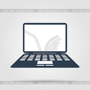 Laptop Icon - vector clip art