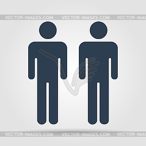 Couple icon - vector clipart