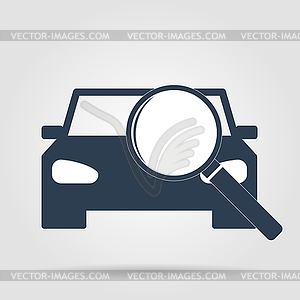 Car service icon - vector clipart