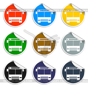 Bus icon - vector image