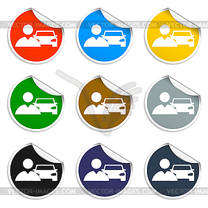 Car icon - vector image