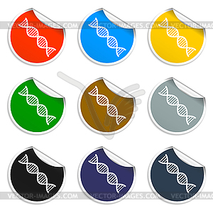 DNA icon - vector clipart