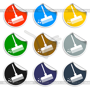 Broom icon - vector clipart