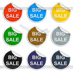 Promo sale stickers.  - vector clipart / vector image